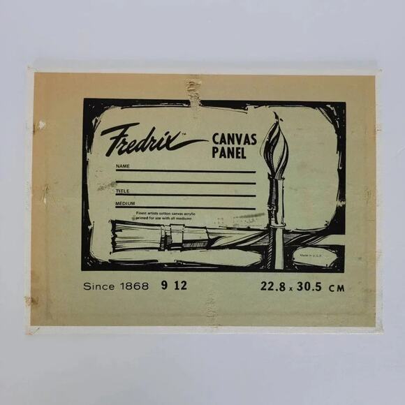 Hazel Pickens Original Oil Painting Winter Landscape Snow Scene Vintage 12x9 - Picture 6 of 8